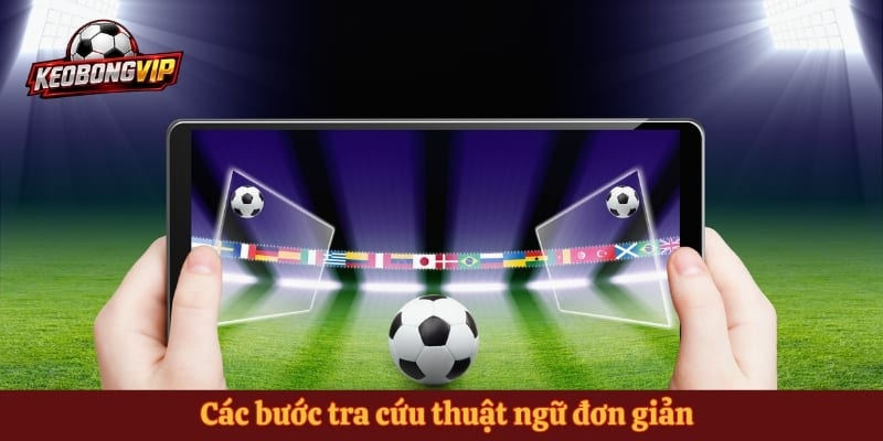 Các bước tra cứu thuật ngữ đơn giản