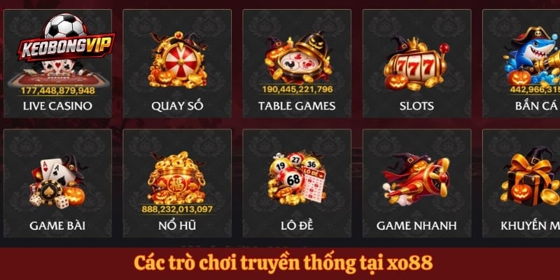 Các trò chơi truyền thống tại xo88