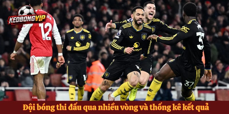 Đội bóng thi đấu qua nhiều vòng và thống kê kết quả