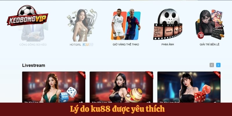 Lý do ku88 được yêu thích