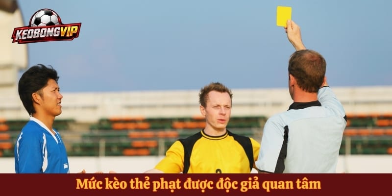 Mức kèo thẻ phạt được độc giả quan tâm