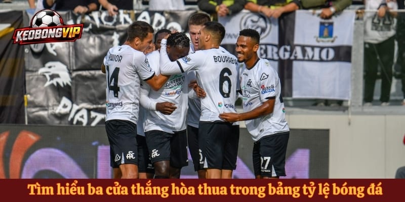 Tìm hiểu ba cửa thắng hòa thua trong bảng tỷ lệ bóng đá